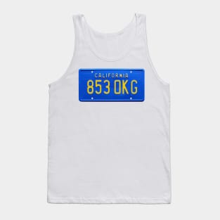 James Rockford's license plate in the Rockford Files Tank Top